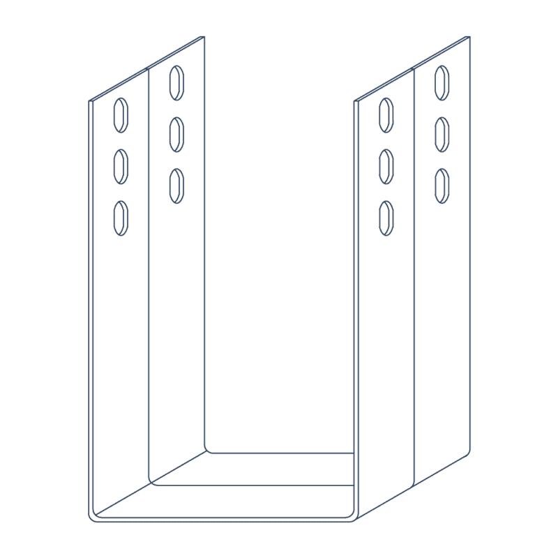U Brackets APG Group High Volume Manufacturing and Galvanzing